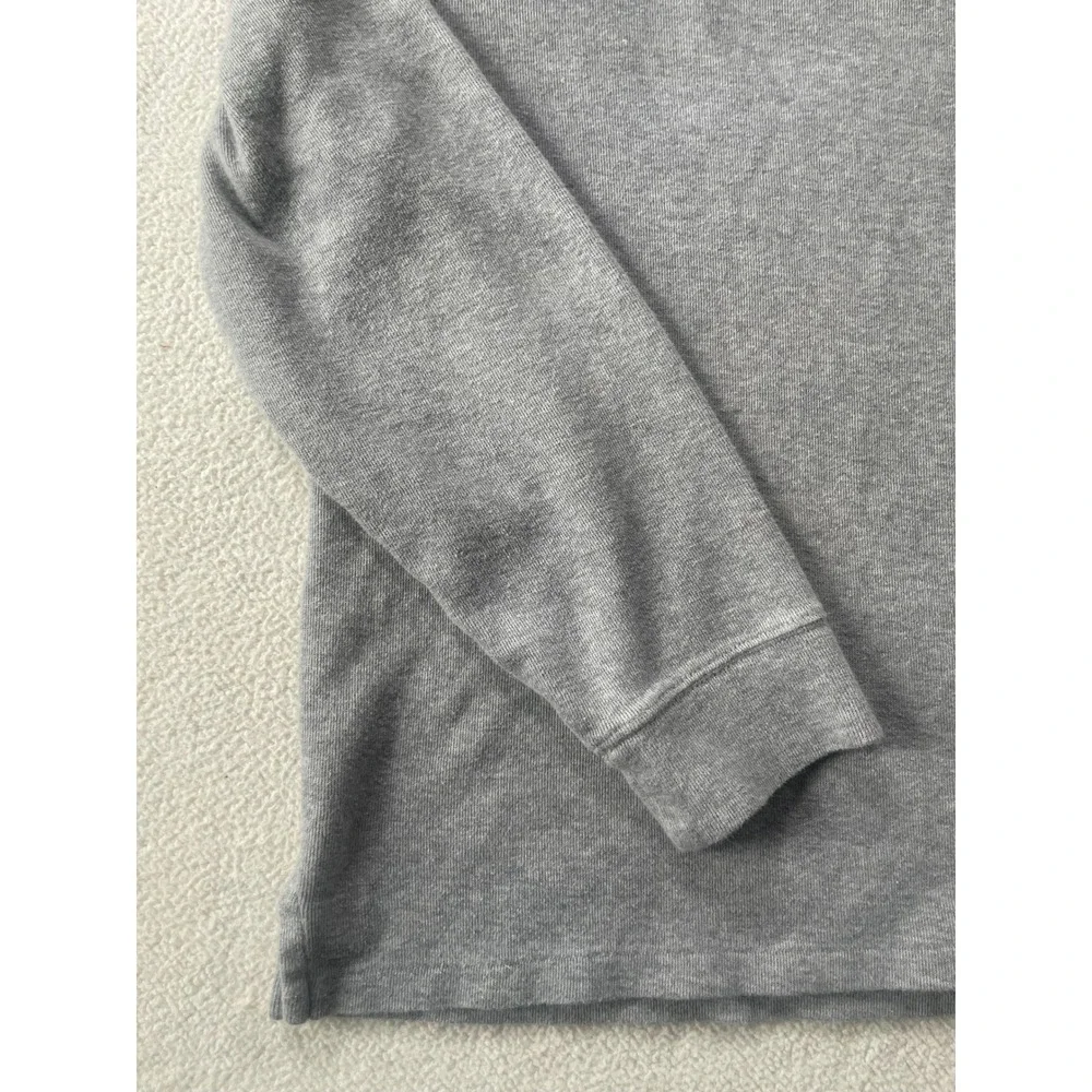 Polo Ralph Lauren Mens Extra Large Quarter Zip Pullover Grey Estate Rib Sweater
